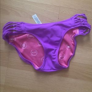 Purple bikini bottoms from VS PINK.